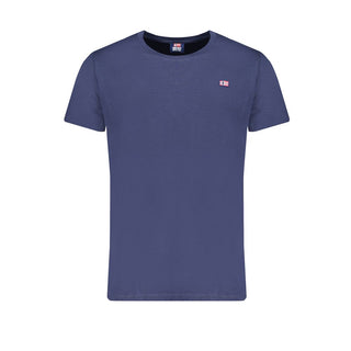 Norway 1963 Blue Cotton T-Shirt - Ginchy