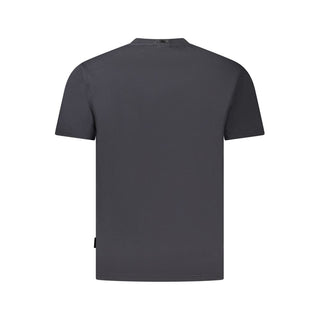 Napapijri Black Cotton Men T-Shirt - Ginchy