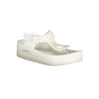 Carrera White Polyethylene Sandal - Ginchy