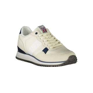 Napapijri White Polyester Sneaker - Ginchy