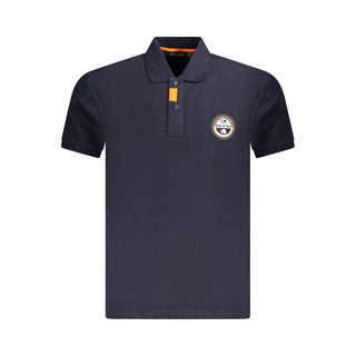 Napapijri Blue Cotton Men Polo Shirt - Ginchy