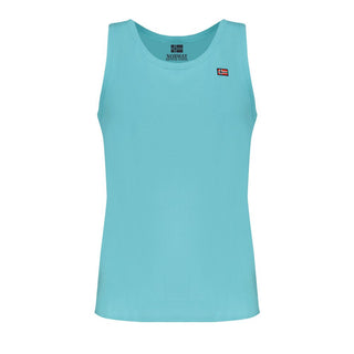 Norway 1963 Blue Cotton Men's Tank Top