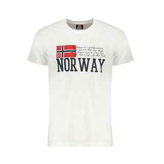 Norway 1963 White Cotton T-Shirt - Ginchy