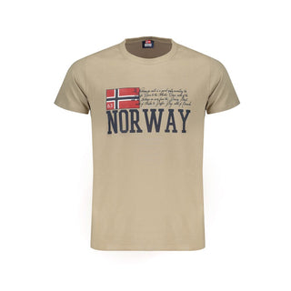 Norway 1963 Beige Cotton T-Shirt - Ginchy