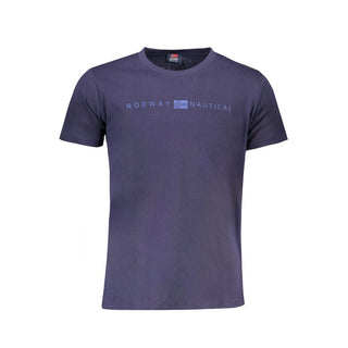 Norway 1963 Blue Cotton T-Shirt - Ginchy
