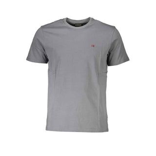 Napapijri Brown Cotton Men T-Shirt