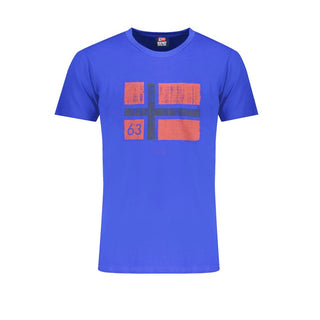 Norway 1963 Blue Cotton T-Shirt - Ginchy