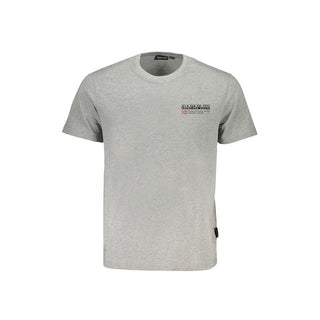 Napapijri Brown Cotton Men T-Shirt - Ginchy
