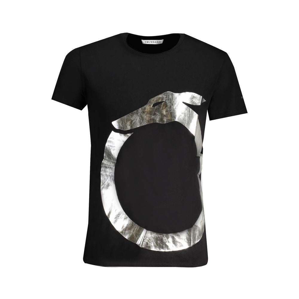 Trussardi Black Cotton T-Shirt - Ginchy