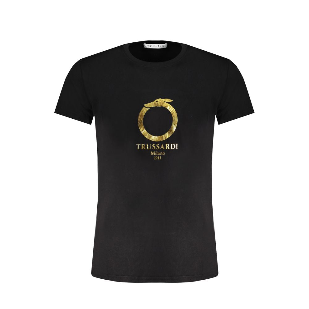 Trussardi Black Cotton T-Shirt - Ginchy