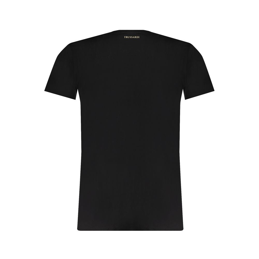 Trussardi Black Cotton T-Shirt - Ginchy