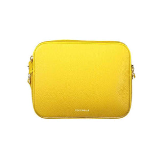 Coccinelle Yellow Leather Women Handbag
