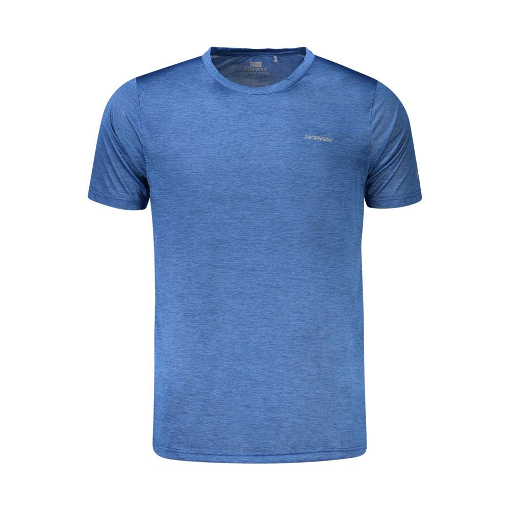 Norway 1963 Blue Polyester T-Shirt - Ginchy