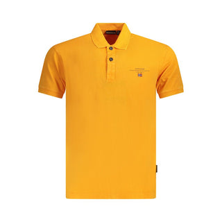 Napapijri Orange Cotton Men Polo Shirt - Ginchy