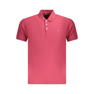Napapijri Red Cotton Men Polo Shirt - Ginchy
