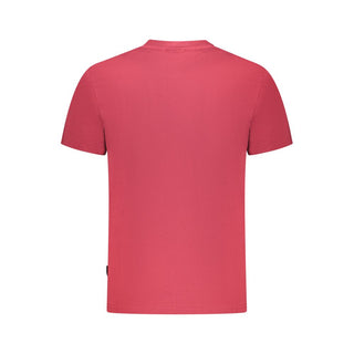 Napapijri Red Cotton Men T-Shirt - Ginchy