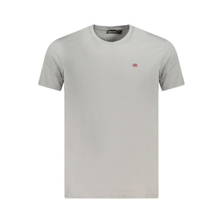 Napapijri Brown Cotton Men T-Shirt - Ginchy