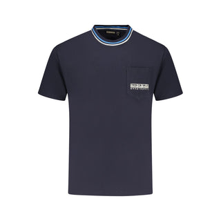 Napapijri Blue Cotton T-Shirt - Ginchy
