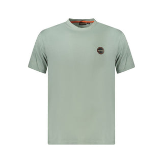Napapijri Green Cotton Men T-Shirt - Ginchy
