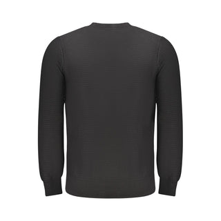 Hugo Boss Black Cotton Men Sweater - Ginchy
