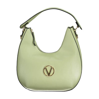 Mario Valentino Green Polyethylene Handbag with Adjustable Straps