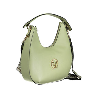 Mario Valentino Green Polyethylene Handbag with Adjustable Straps