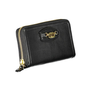 Ralph Lauren Black Polyethylene Wallet with Coin Purse and Zip Closure