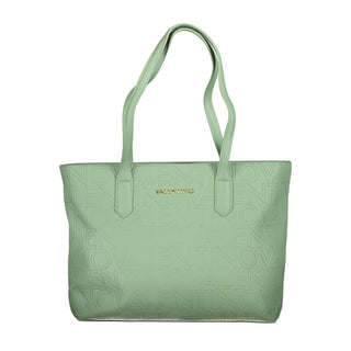 Mario Valentino Green Polyethylene Two-Handle Handbag