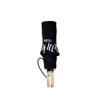 Alviero Martini Prima Classe Black Nylon Umbrella