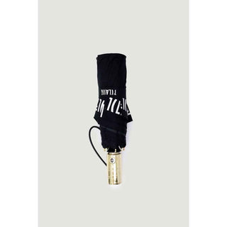 Alviero Martini Prima Classe Black Nylon Umbrella
