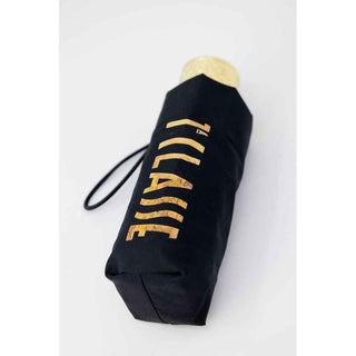 Alviero Martini Prima Classe Black Nylon Umbrella