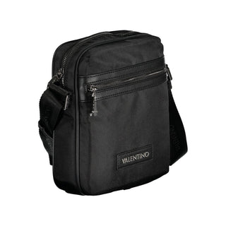 Mario Valentino Black Recycled Polyester Shoulder Bag