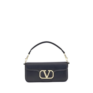 Valentino Garavani Locò Leather Shoulder Bag
