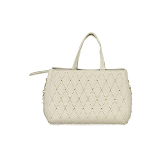 Mario Valentino Chic White Handbag with Versatile Straps