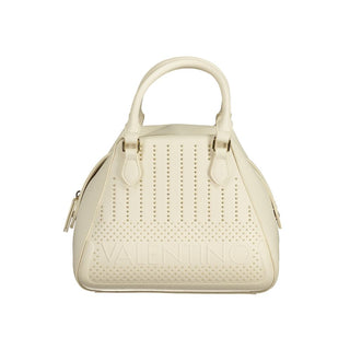 Mario Valentino White Handbag with Adjustable Shoulder Strap