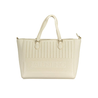 Mario Valentino White Handbag with Adjustable Strap