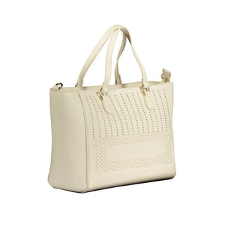 Mario Valentino White Handbag with Adjustable Strap