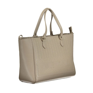 Mario Valentino Beige Handbag with Adjustable Strap