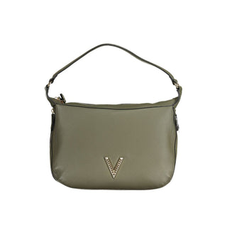 Mario Valentino Green Recycled Handbag with Adjustable Strap