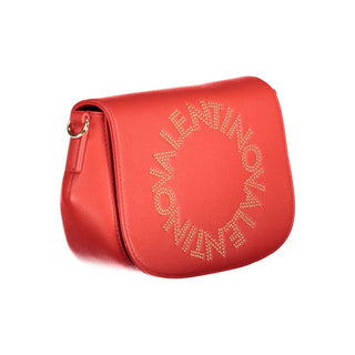 Mario Valentino Red Recycled Polyethylene Handbag with Removable Strap