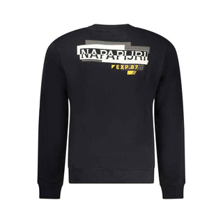 Napapijri Black Cotton Men Sweater