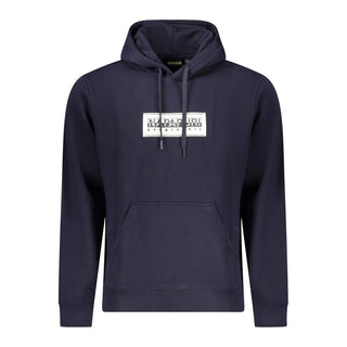 Napapijri Blue Cotton Men Sweater