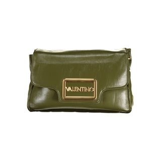 Mario Valentino Green Polyethylene Handbag with Adjustable Strap