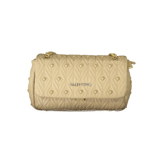 Chic Beige Polyester Chain Shoulder Bag by Mario Valentino