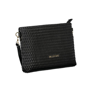 Mario Valentino Black Polyethylene Handbag with Removable Sleeve