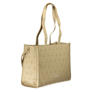 Mario Valentino Beige Handbag with Adjustable Strap