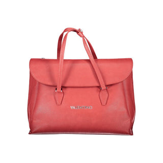 Mario Valentino Red Eco-Friendly Handbag with Versatile Compartments