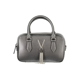 Mario Valentino Gray Polyethylene Handbag with Removable Shoulder Strap