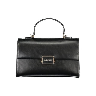 Mario Valentino Deluxe Black Handbag with Adjustable Strap