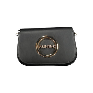 Mario Valentino Adjustable Black Handbag with Internal Pockets